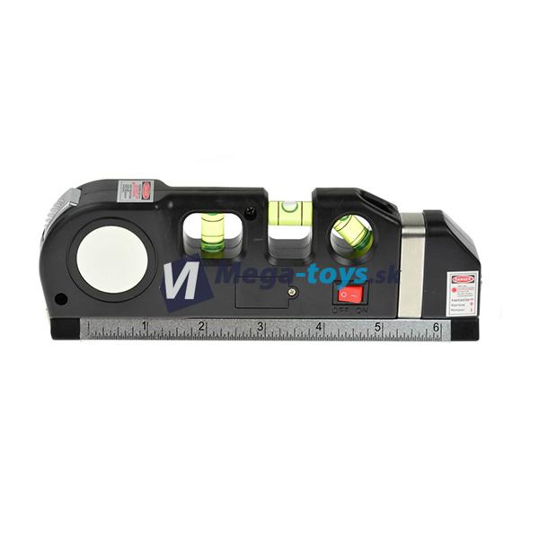 Laserová vodováha zasúvateľná metrom