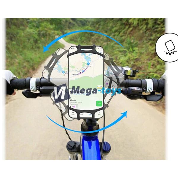 Silikónový držiak telefónu na bicykel