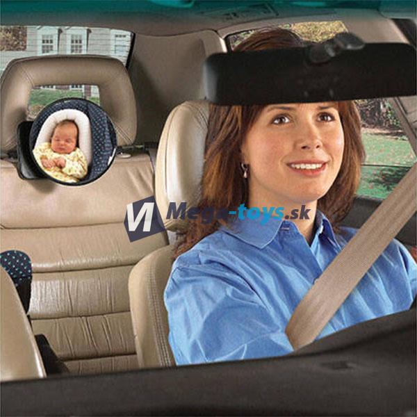 Otočné zrkadlo na pozorovanie dieťaťa na cestách