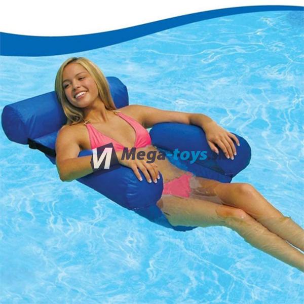 Nafukovacie skladacie kreslo na vodu