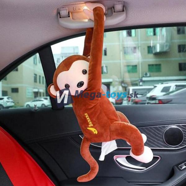 Obal na vlhčené obrúsky a vreckovky Opička