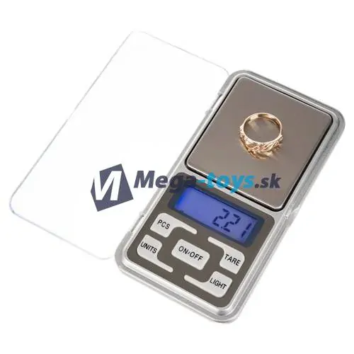 Vrecková digitálna váha 200 x 0,01 g