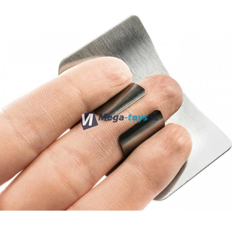 Oceľová ochrana prstov pri krájaní