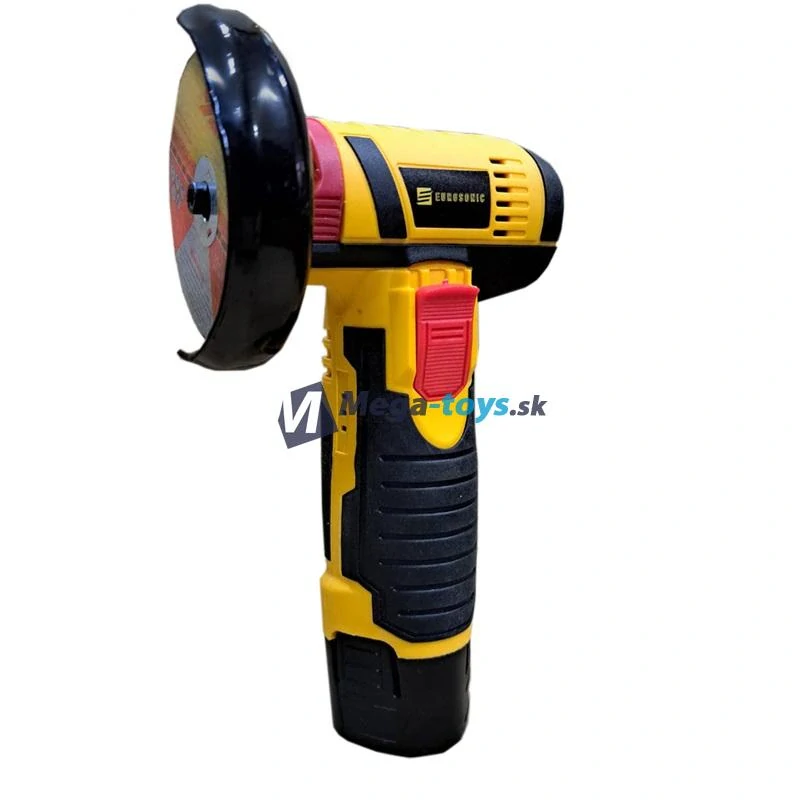 Aku mini uhlová brúska 12V 75 mm + 2x batéria T-70