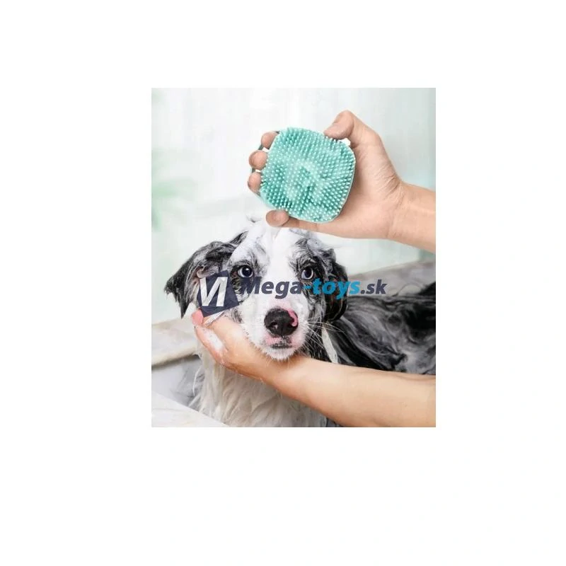 Silikónová kefa na umývanie srsti pre domácich miláčikov