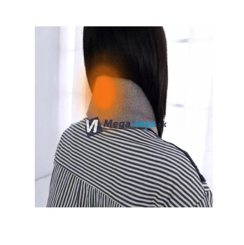 Inteligentný vyhrievaný šál sivý