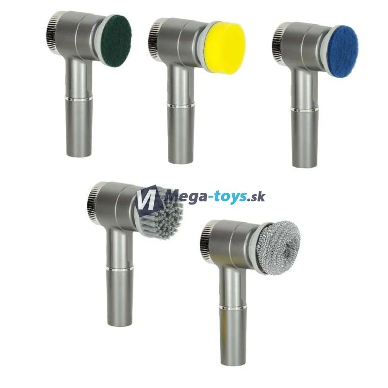 Rotačná elektrická čistiaca kefa 5v1 s LED displejom