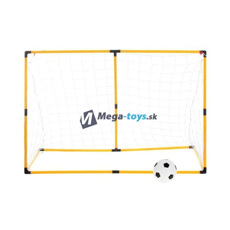 Tréningová futbalová bránka s podložkou a loptou 156x70x107cm