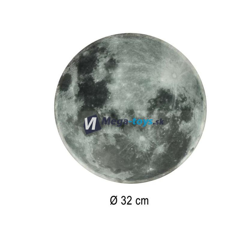 Nástenné hodiny planéta sivá - Mesiac 32 cm