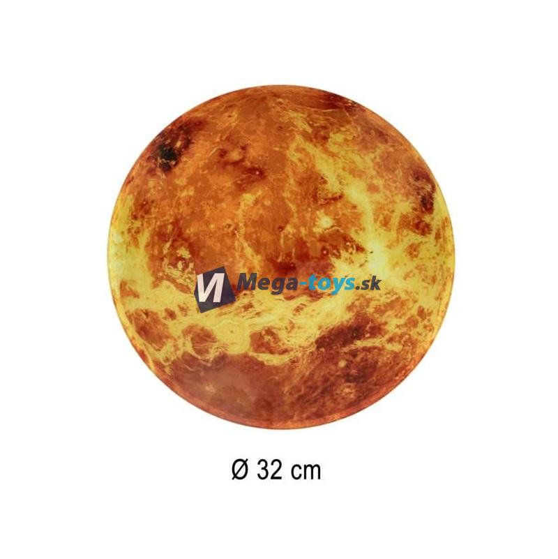 Nástenné hodiny planéta oranžová - Mars 32 cm