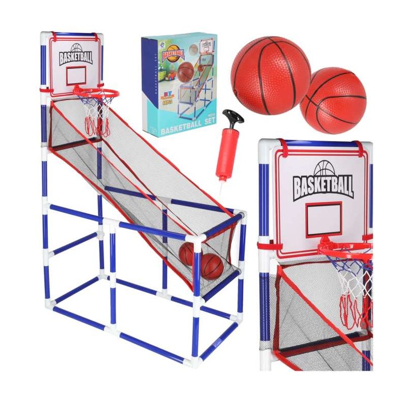 Prenosná basketbalová hra – 2 loptičky + pumpička