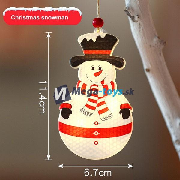 Vianočná LED dekorácia 5 farebných motívov