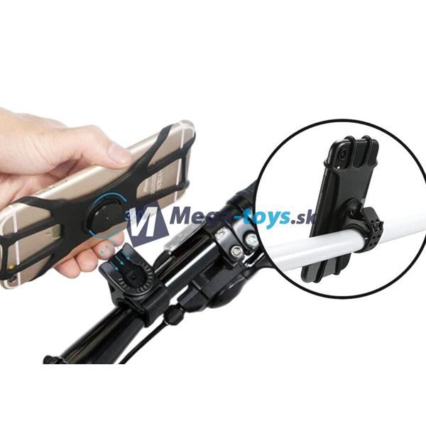 Silikónový držiak telefónu na bicykel