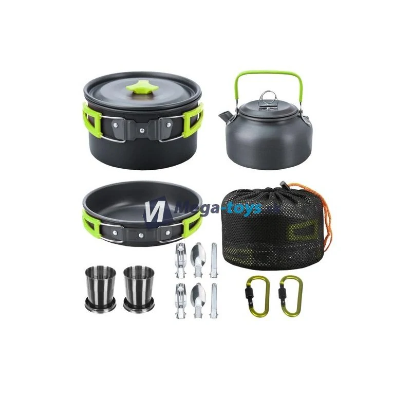 Kempingová sada riadu 18 ks