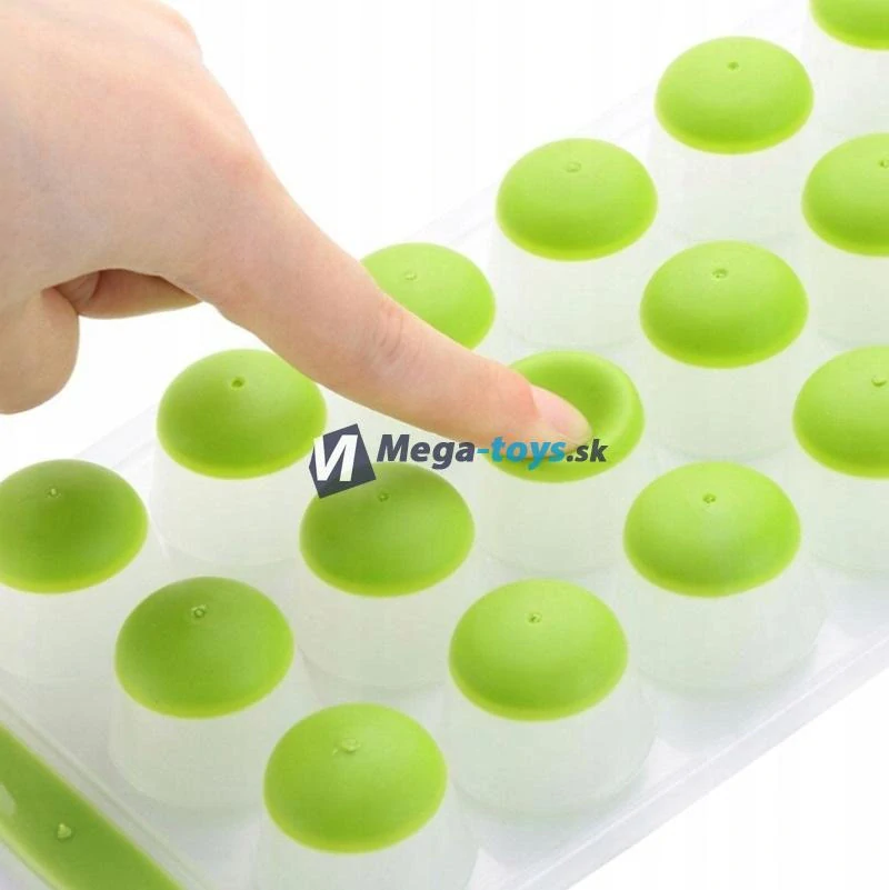 Plastové formy na výrobu ľadu so silikónom