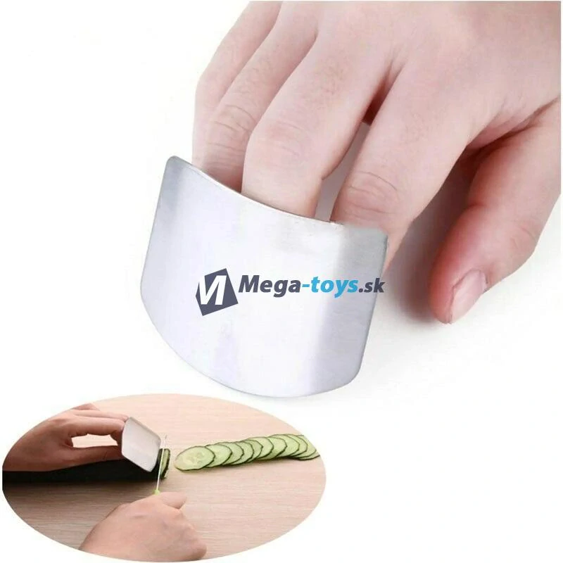 Oceľová ochrana prstov pri krájaní