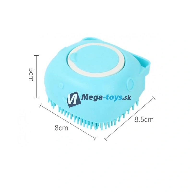 Silikónová kefa na umývanie srsti pre domácich miláčikov