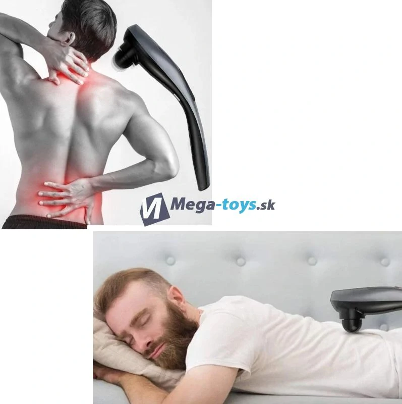 Multifunkčný elektrický masér 6 nástavcov