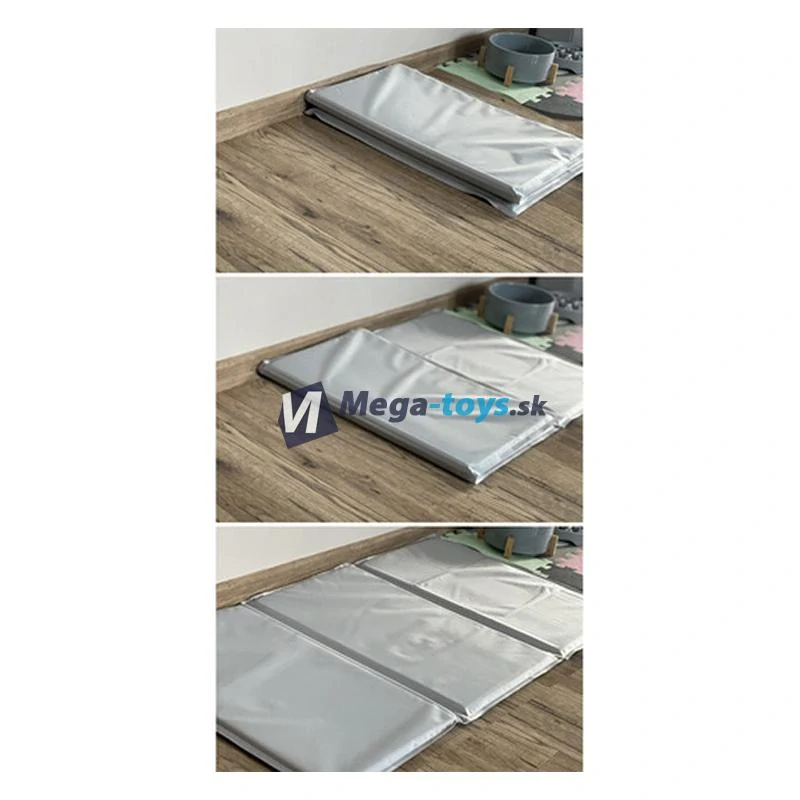 Chladiaca podložka pre domáce zvieratá 110x70cm sivá