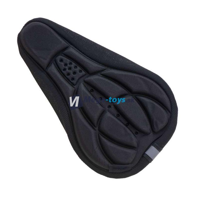 Gélový poťah na sedlo bicykla 3D 28cm čierny