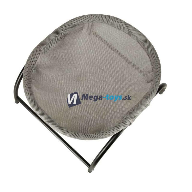 Pelech pre mačky - hojdacia sieť na nožičkách 45x42x23 cm sivá