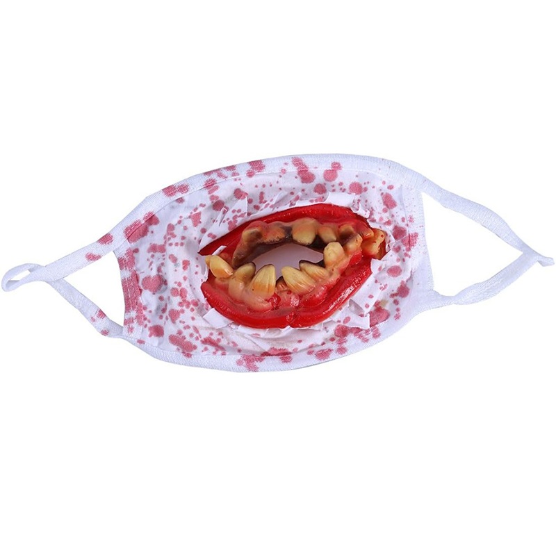 Halloween maska Krvavé zuby – desivý úsmev