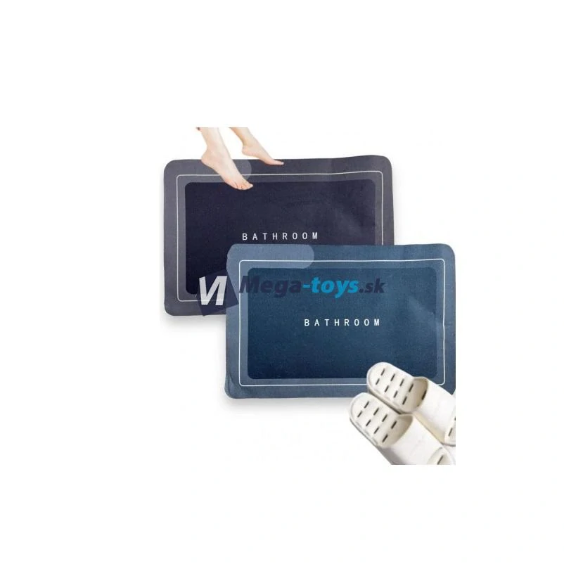 Absorpčná a rýchloschnúca sprchová rohož 40 x 60 cm obdĺžnik