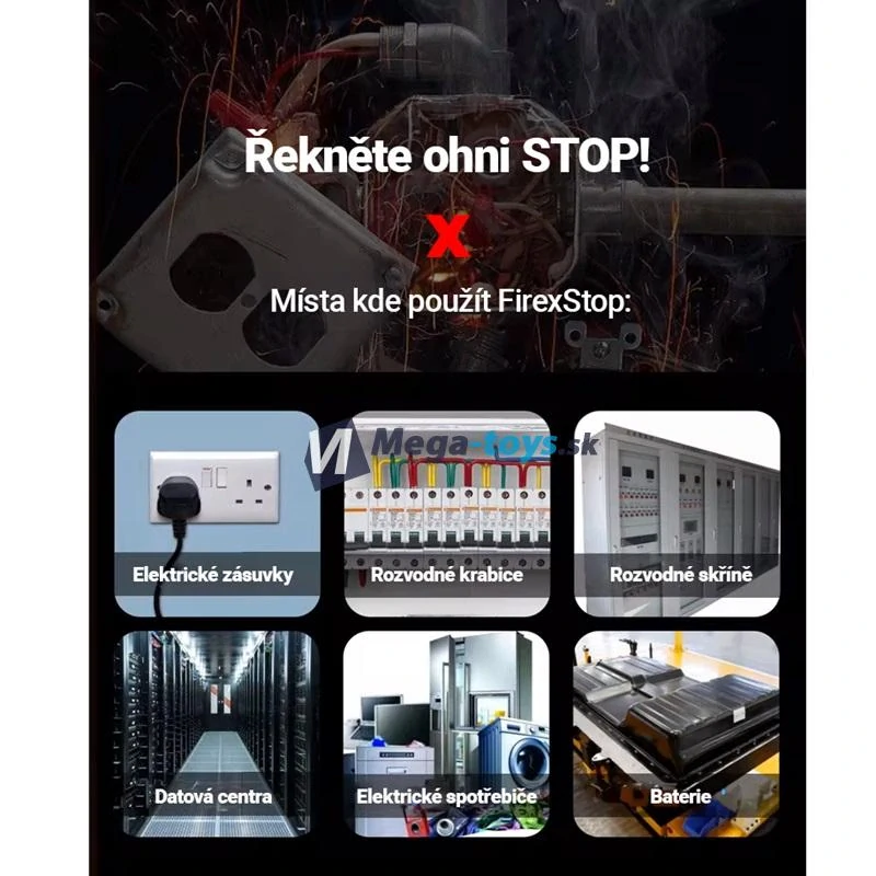 Automatická hasiaca jednotka FirexStop 6ks