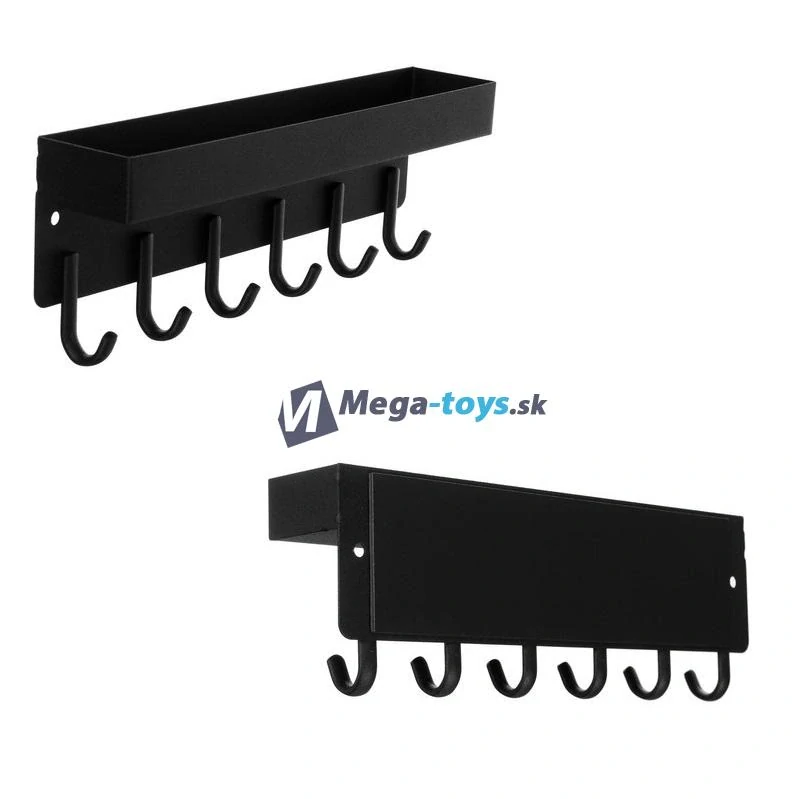 Nástenný vešiak s policou 24,5 cm