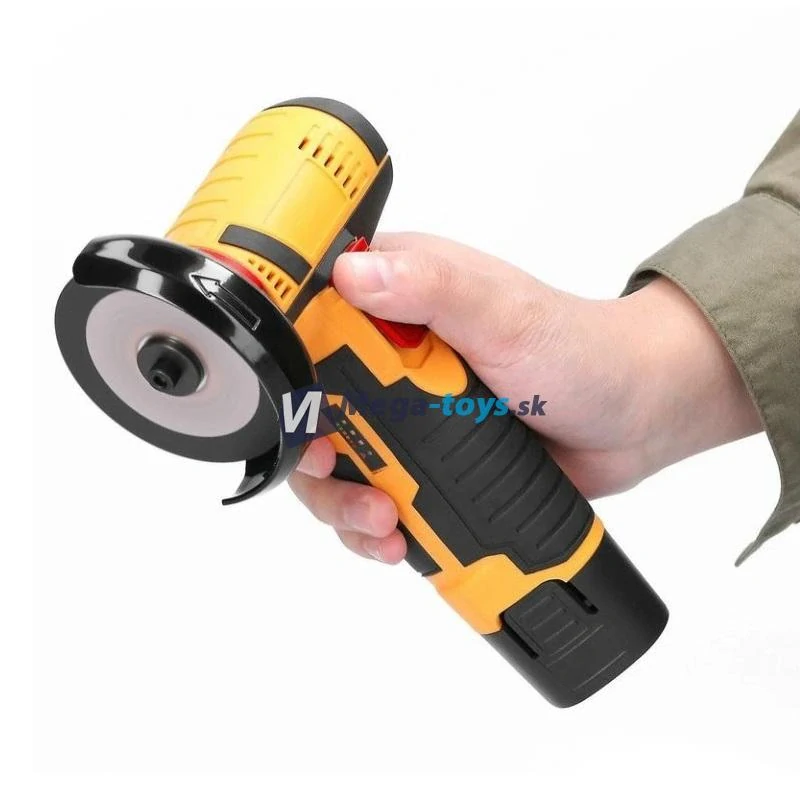 Aku mini uhlová brúska 12V 75 mm + 2x batéria T-70