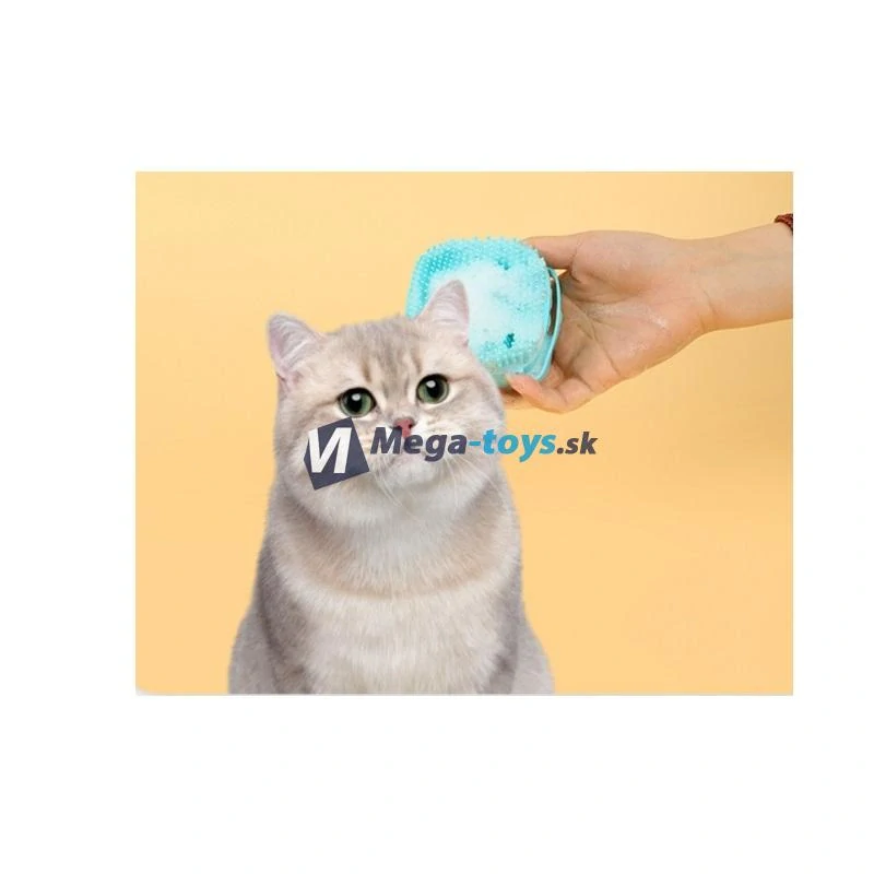 Silikónová kefa na umývanie srsti pre domácich miláčikov