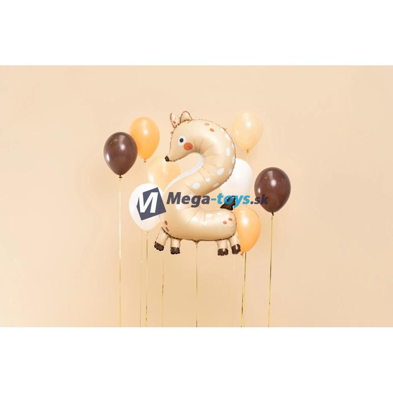 Fóliový balón číslo 2 Malý jeleň 65x102 cm