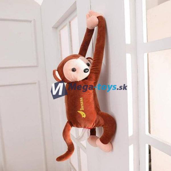 Obal na vlhčené obrúsky a vreckovky Opička