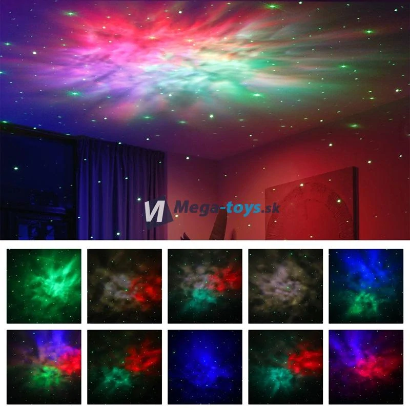 Projektor nočnej oblohy s ovládačom Nebula