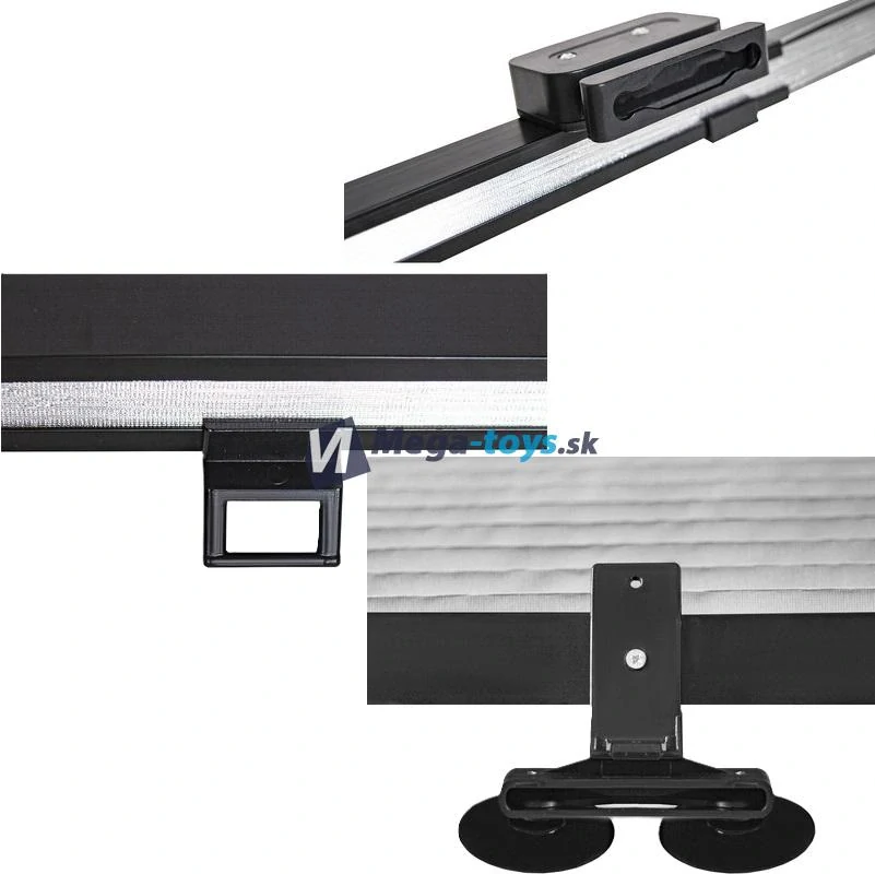 Slnečná clona roleta na čelné sklo