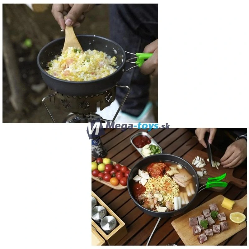 Kempingová sada riadu 18 ks