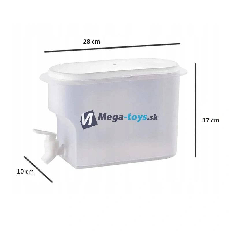 Nádoba na studené nápoje s kohútikom do chladničky 3,5L