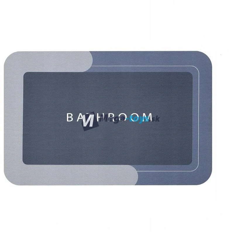 Absorpčná a rýchloschnúca sprchová rohož 40 x 60 cm obdĺžnik