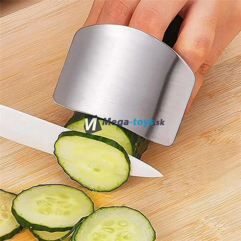 Oceľová ochrana prstov pri krájaní