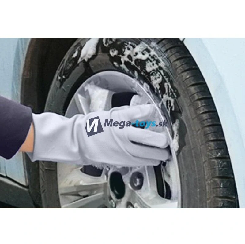 Silikónové rukavice na umývanie