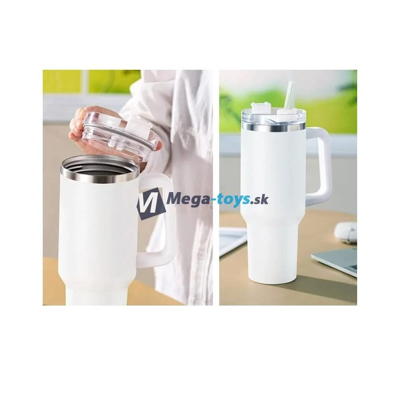 Termohrnček 1200 ml so slamkou