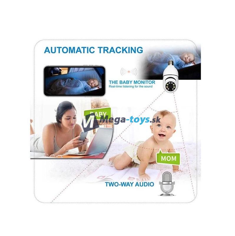 360° domáca inteligentná bezpečnostná kamera LED AB-C247