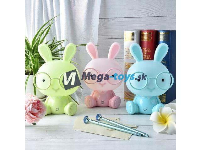 Detská nočná LED lampička zajačik