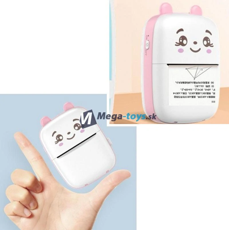 Prenosná mini fototlačiareň pre deti i dospelých