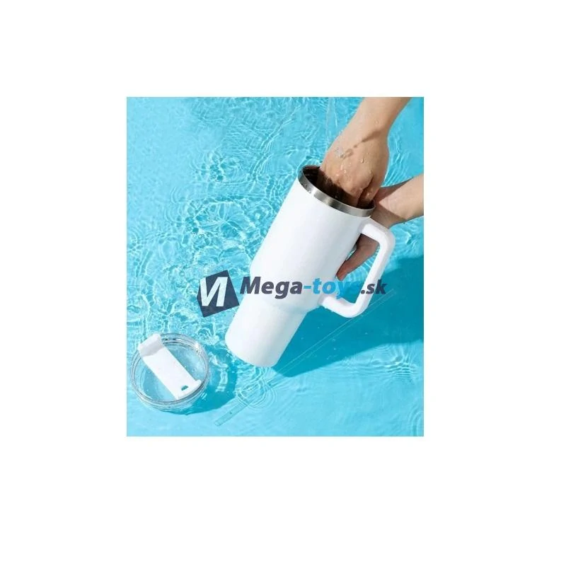 Termohrnček 1200 ml so slamkou