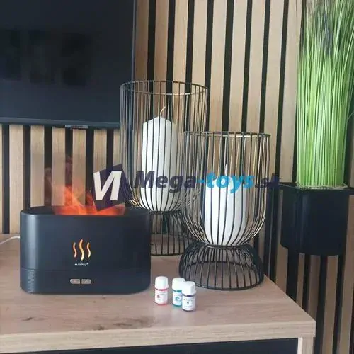 Aróma difuzér zvlhčovač čierny 180 ml