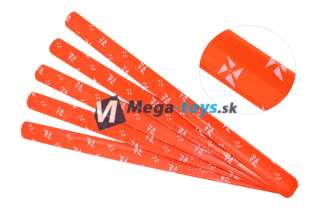 Reflexná samonavíjacia páska 45cm - oranžová