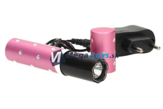 Dámsky elektrický paralyzér so svietidlom 1202