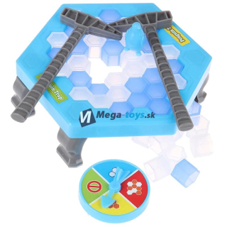 Zábavná spoločenská hra tučniak na ľade - Penguin Trap