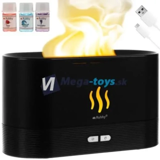 Aróma difuzér zvlhčovač čierny 180 ml